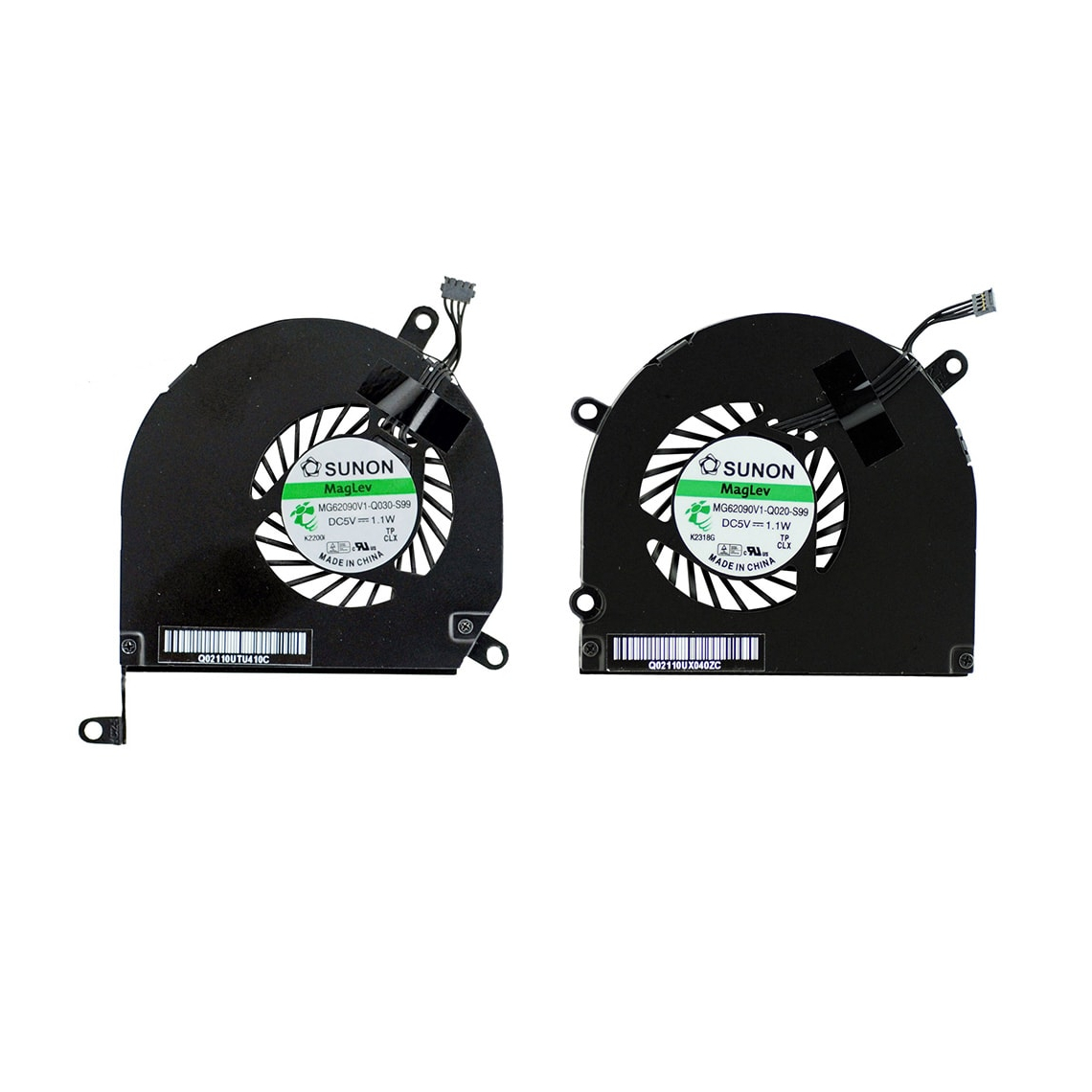Ventiladores izquierdo y derecho para MacBook Pro Unibody de 15" A1286