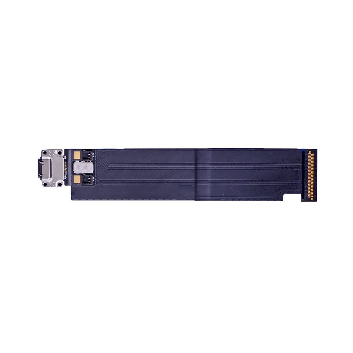 Cable flexible de conector de carga USB de repuesto para iPad Pro de 12,9" (versión WiFi) - Negro