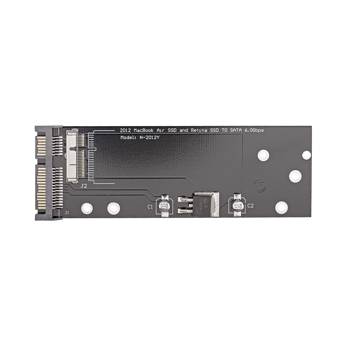 Adaptador SSD SATA 3.0 de 2,5" para Macbook Air Pro A1466, A1465, A1398 y A1425 (mediados de 2012, finales de 2012)