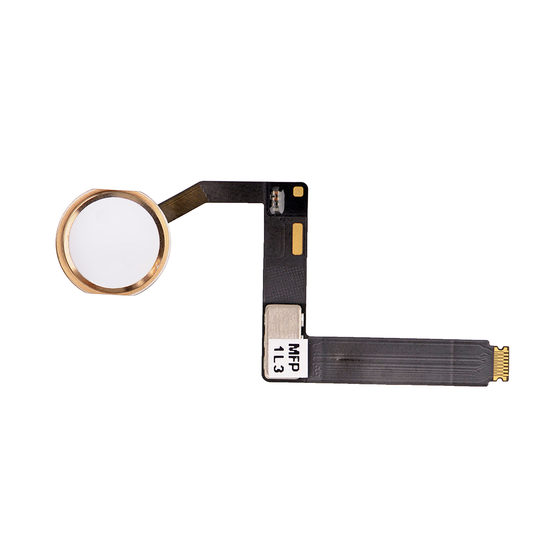 Botón de inicio de repuesto para iPad Pro de 9,7" con cable flexible - Dorado