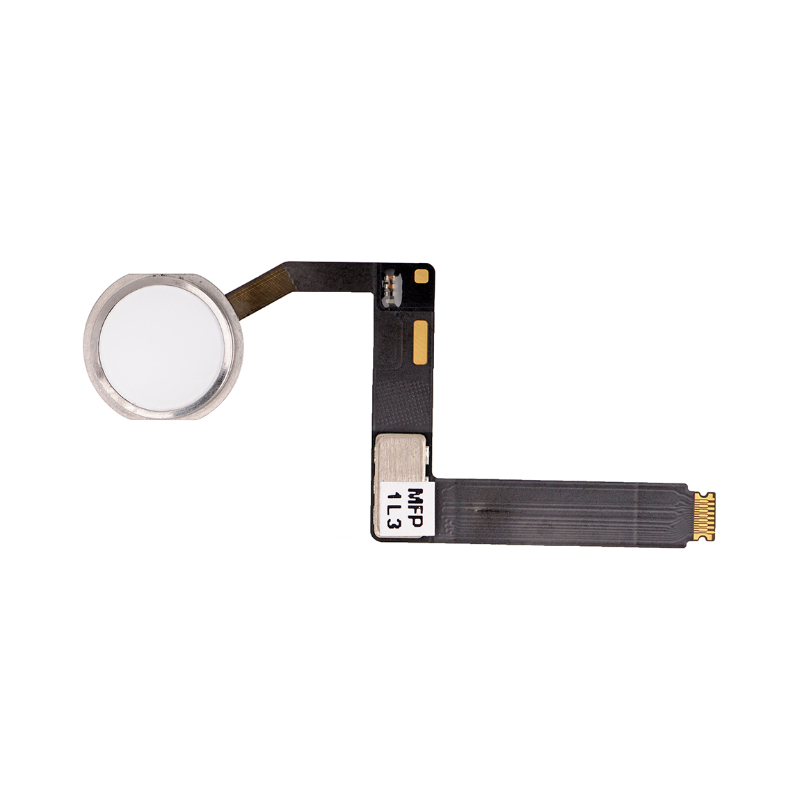 Botón de inicio de repuesto para iPad Pro de 9,7" con cable flexible - Plateado