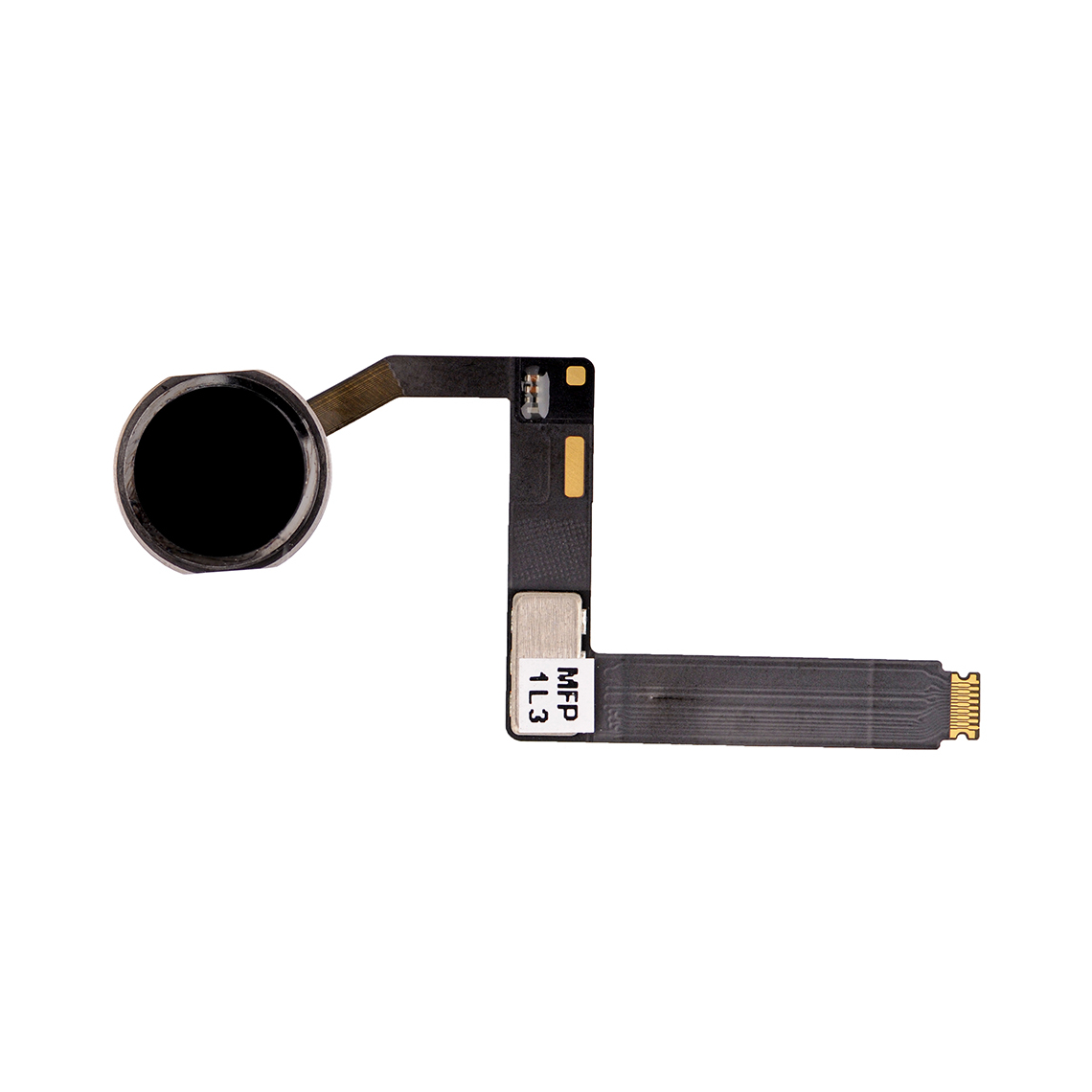Botón de inicio de repuesto para iPad Pro de 9,7" con cable flexible - Negro