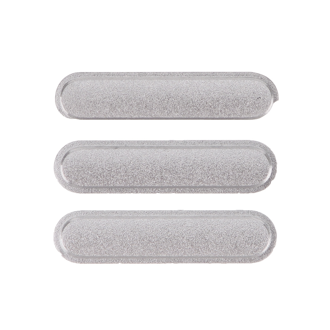 Repuestos para las 4 teclas laterales del iPad Mini (juego de 3 piezas) - Plateado
