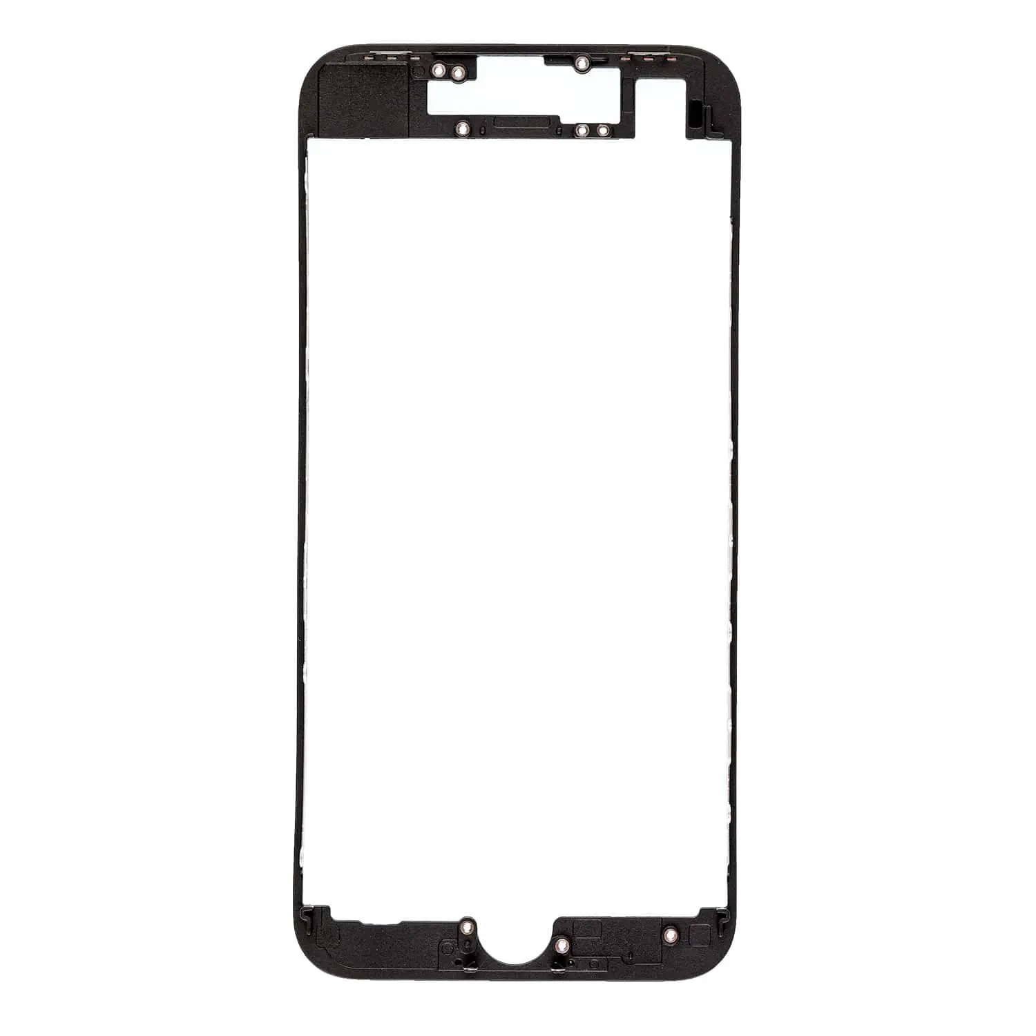 Marco de soporte frontal de repuesto para iPhone 8 - Negro