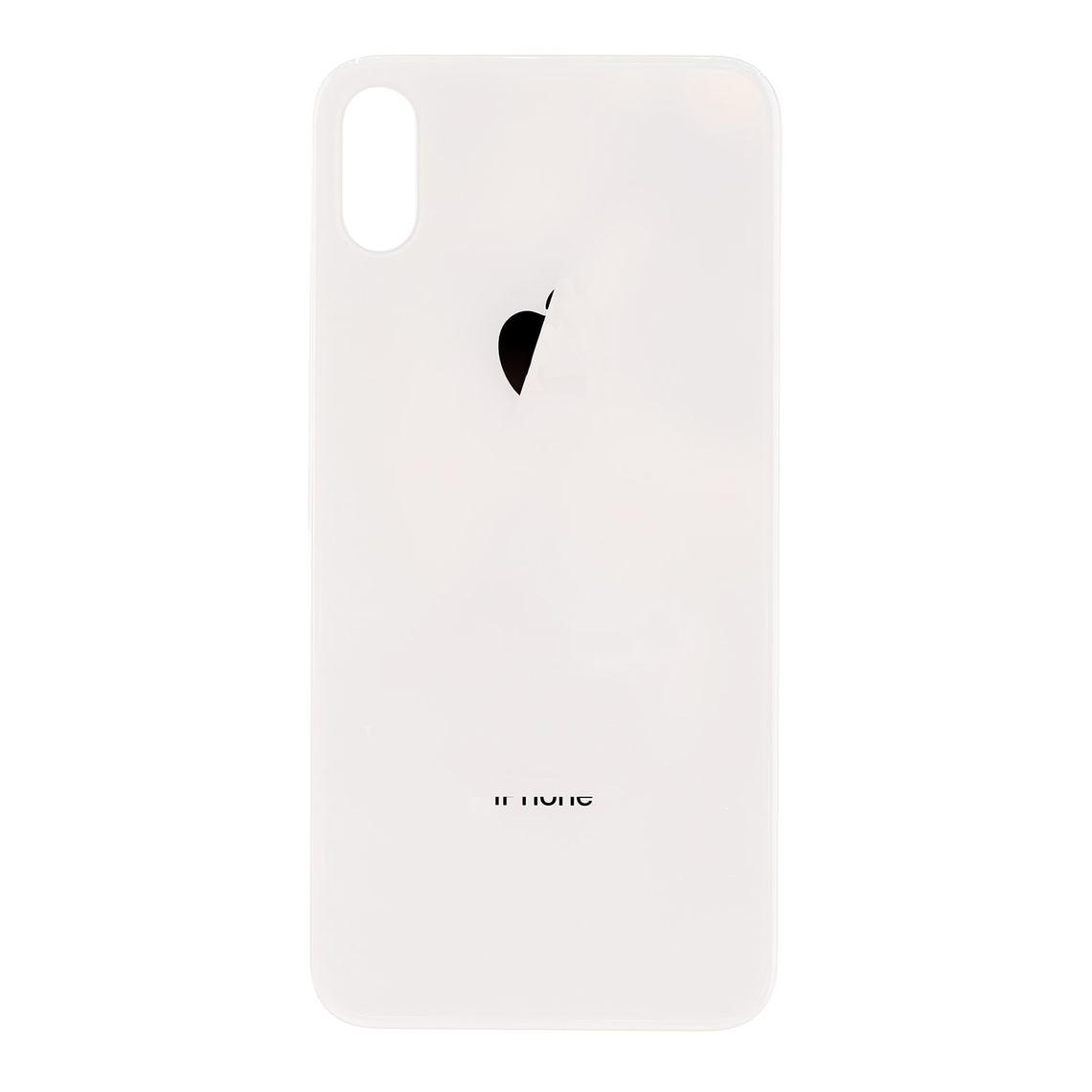 Tapa trasera de repuesto para iPhone X - Plateada