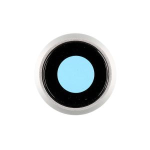 Soporte de cámara trasera con lente de repuesto para iPhone 8/SE 2.ª/SE 3.ª generación - Plateado