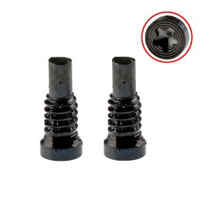 Tornillo inferior de repuesto para iPhone 8, 8 Plus, SE (2.ª generación) y SE (3.ª generación), juego de 2 unidades - Negro