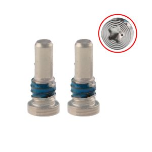 Tornillo inferior de repuesto para iPhone 8, 8 Plus, SE (2.ª generación) y SE (3.ª generación), juego de 2 unidades - Plateado