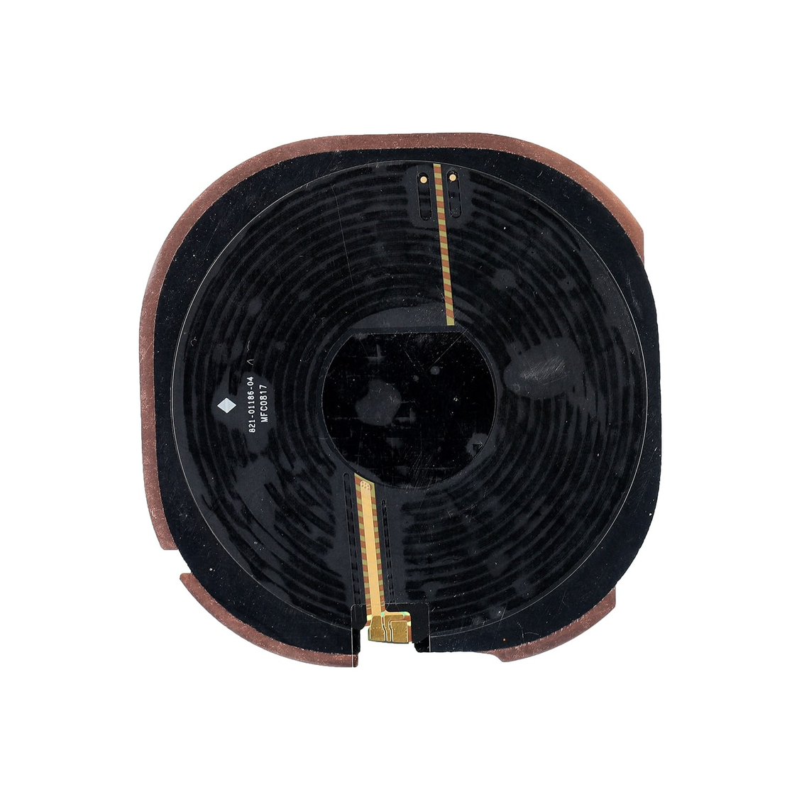 Chip de carga inalámbrica de repuesto para iPhone X con cable flexible.