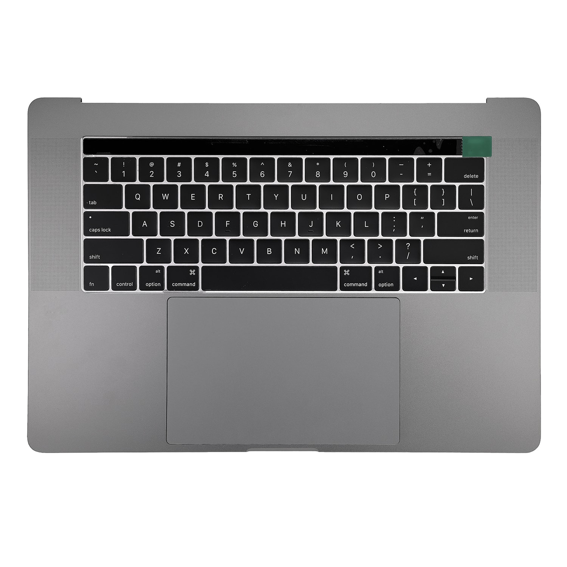 Carcasa superior gris espacial con teclado en inglés estadounidense para Macbook Pro 15" Touch A1707 (finales de 2016 - mediados de 2017)