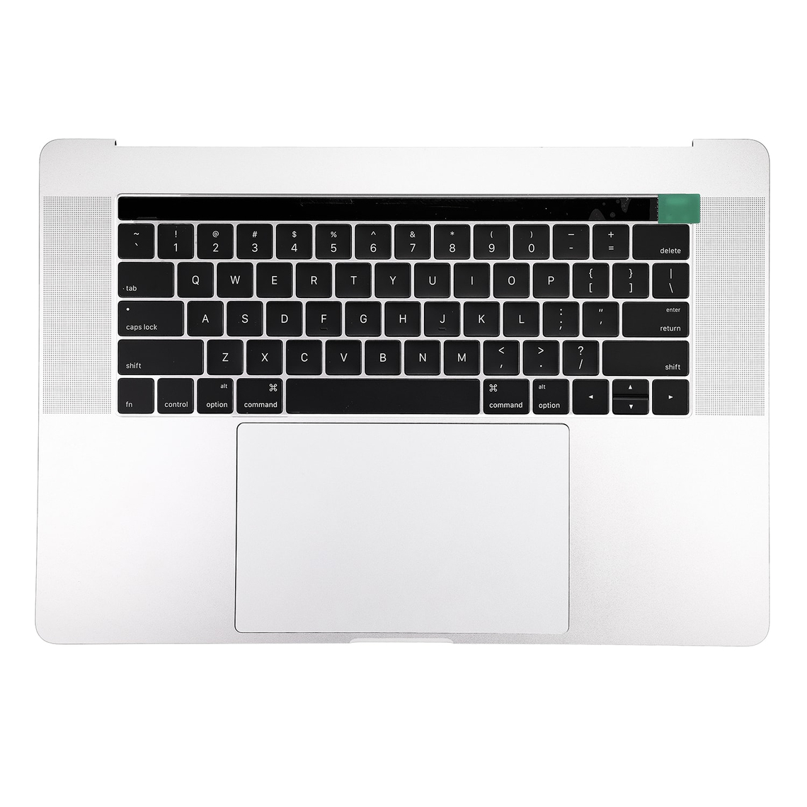 Carcasa superior plateada con teclado en inglés estadounidense para Macbook Pro 15" Touch A1707 (finales de 2016 - mediados de 2017)