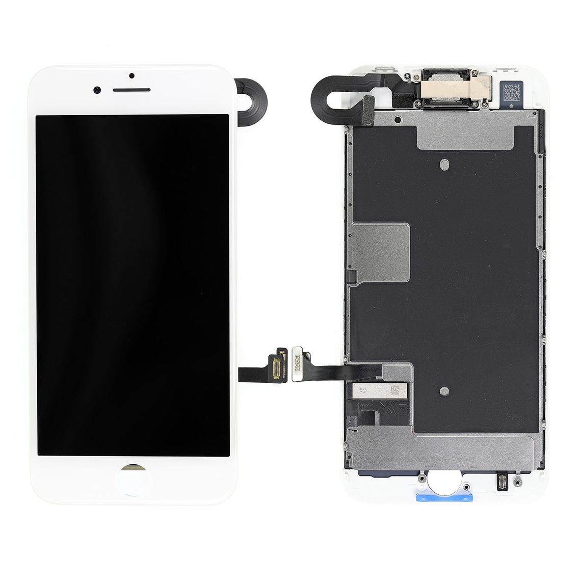 Pantalla LCD de repuesto para iPhone 8/SE (2.ª/3.ª generación) - Ensamblaje completo sin botón de inicio - Blanco