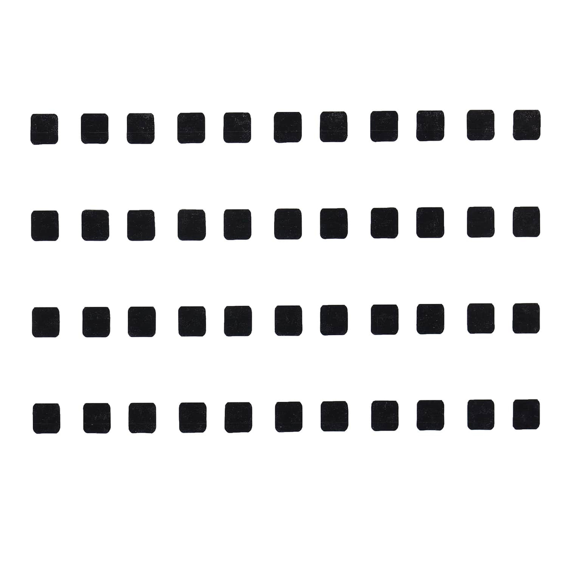 Adhesivo de doble cara negro para auricular de repuesto del iPhone X