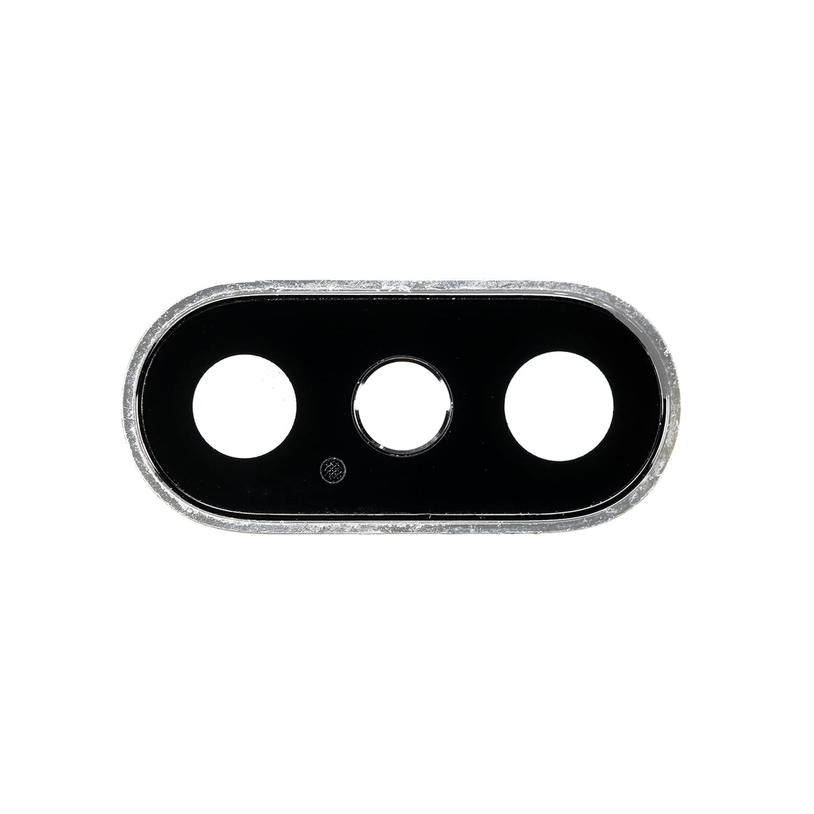 Lente de cámara trasera de repuesto con bisel para iPhone Xs/Xs Max - Plateado
