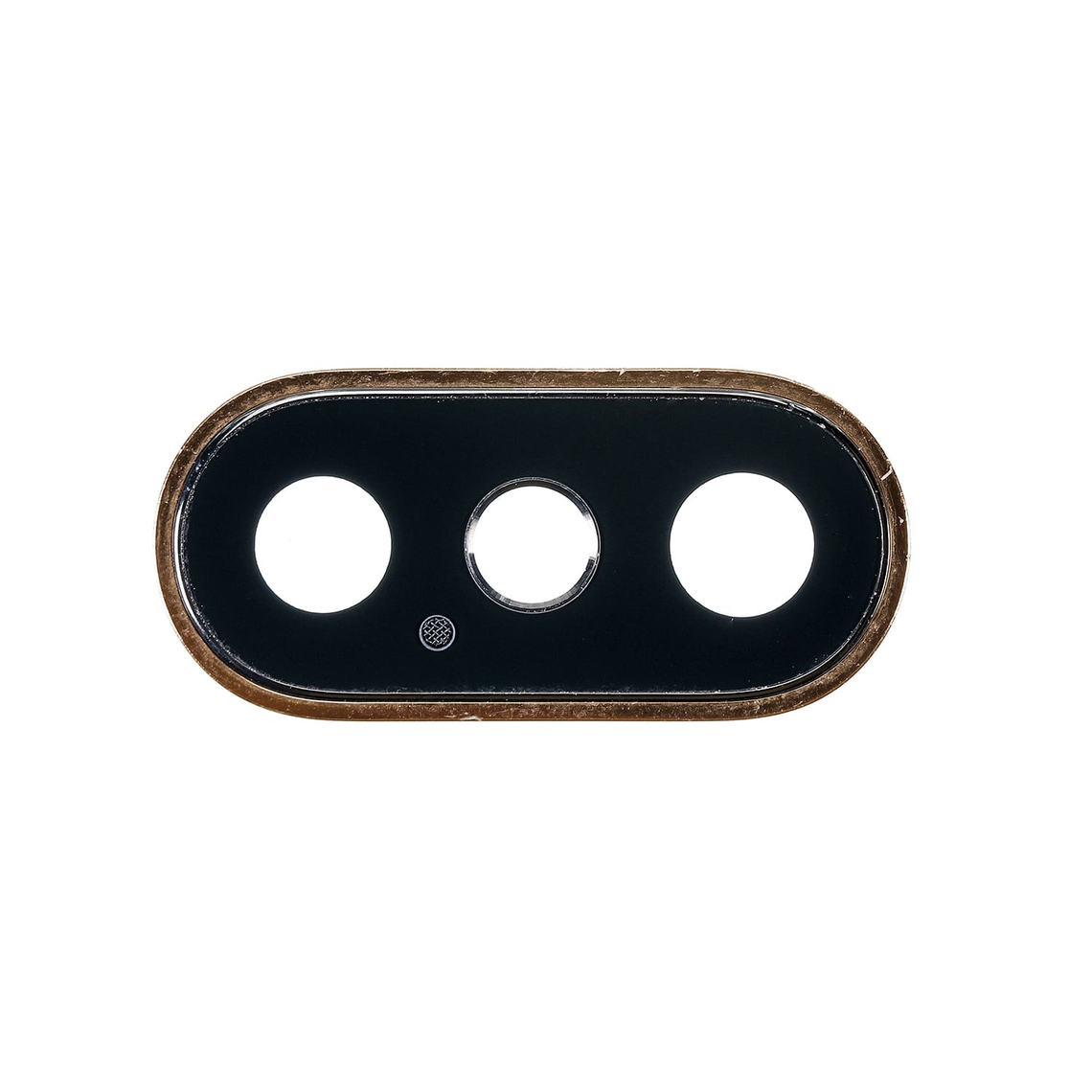 Lente de cámara trasera de repuesto con bisel para iPhone Xs/Xs Max - Dorado
