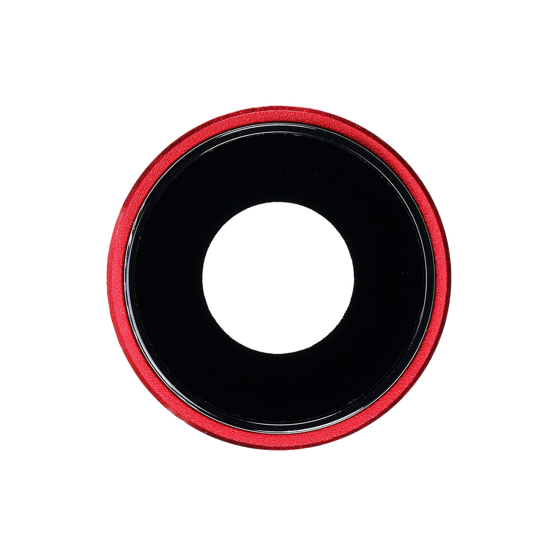 Lente de repuesto para la cámara trasera del iPhone XR con bisel - Rojo