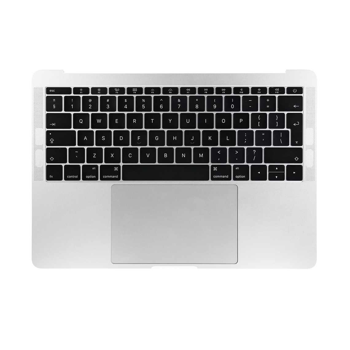 Carcasa superior plateada con teclado en inglés británico para Macbook Pro de 13" A1708 (finales de 2016 - mediados de 2017)