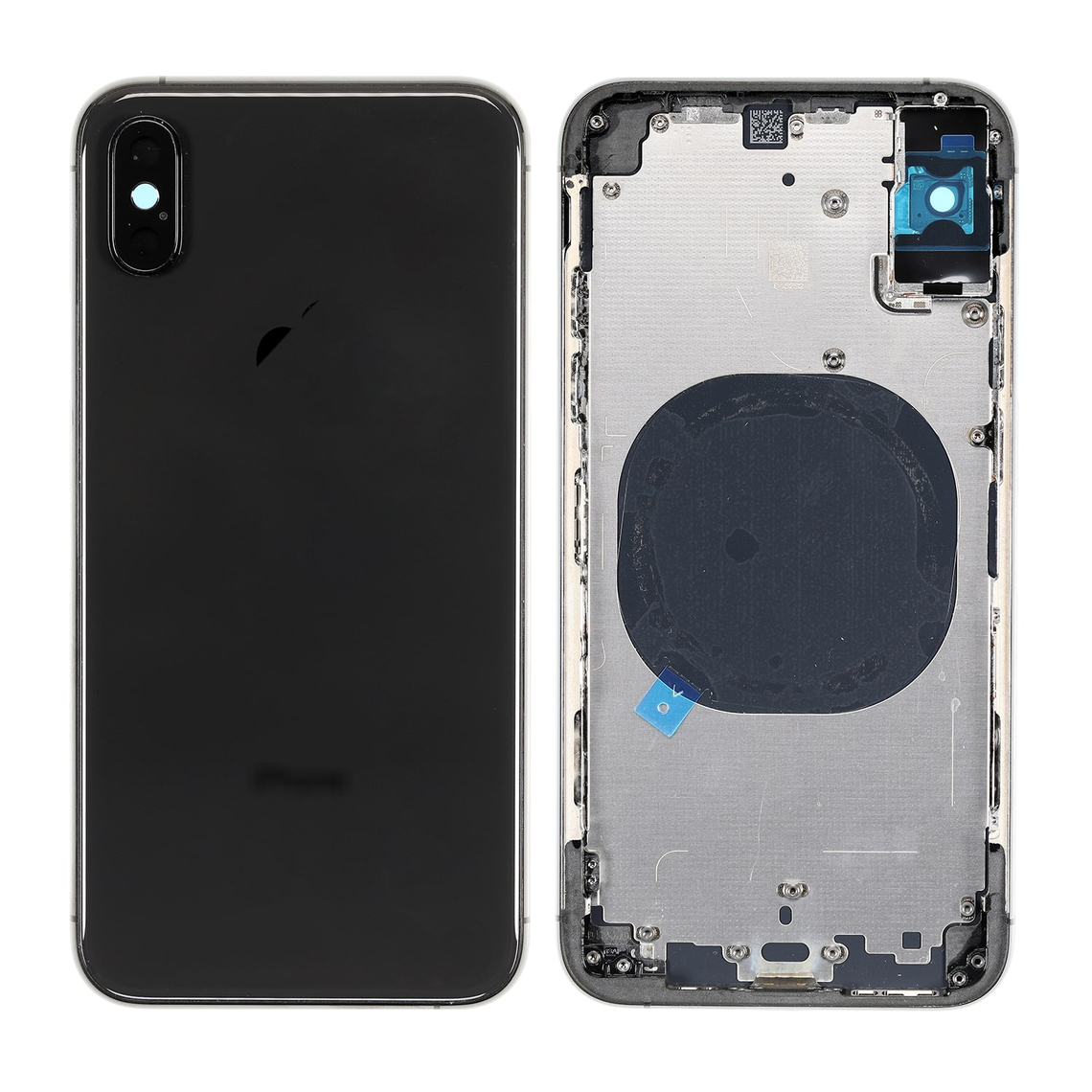 Carcasa trasera de repuesto para iPhone Xs con marco - Gris espacial