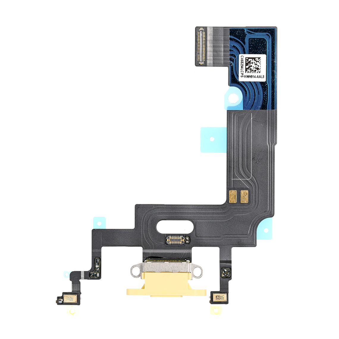Conector de carga de repuesto para iPhone XR - Amarillo
