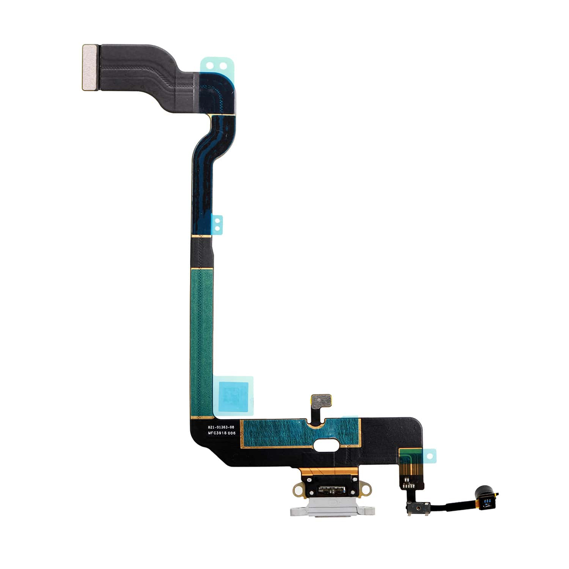Conector de carga de repuesto para iPhone Xs - Plateado - Imagen 2