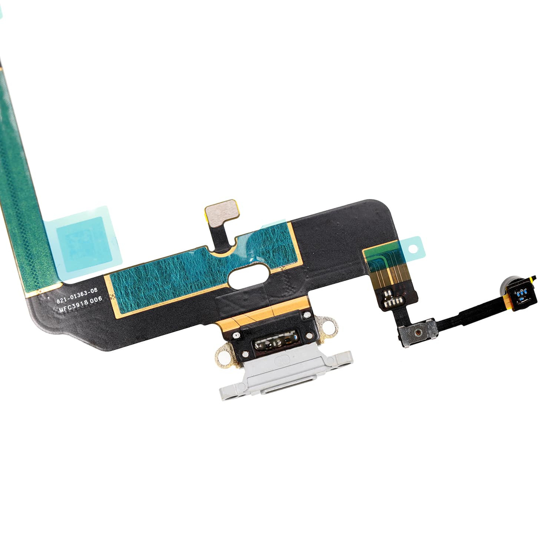Conector de carga de repuesto para iPhone Xs - Plateado - Imagen 3