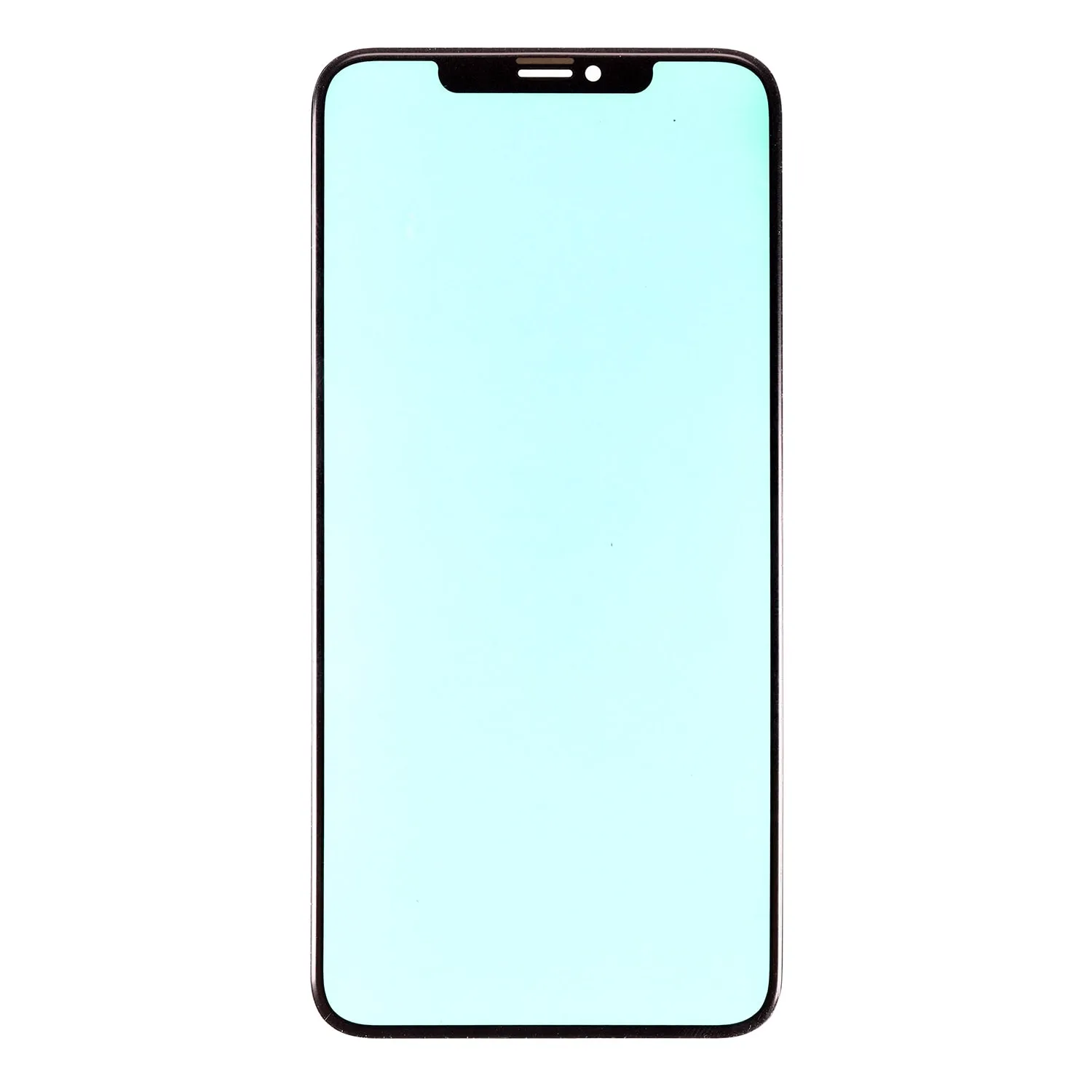 Lente de cristal frontal de repuesto para iPhone Xs Max - Negro - Imagen 4
