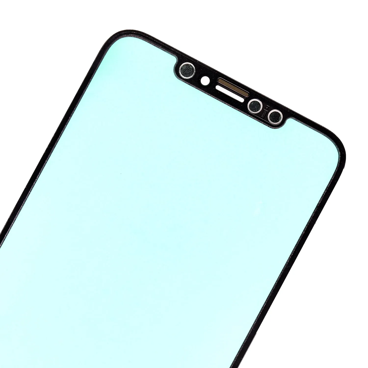 Lente de cristal frontal de repuesto para iPhone Xs Max - Negro - Imagen 2