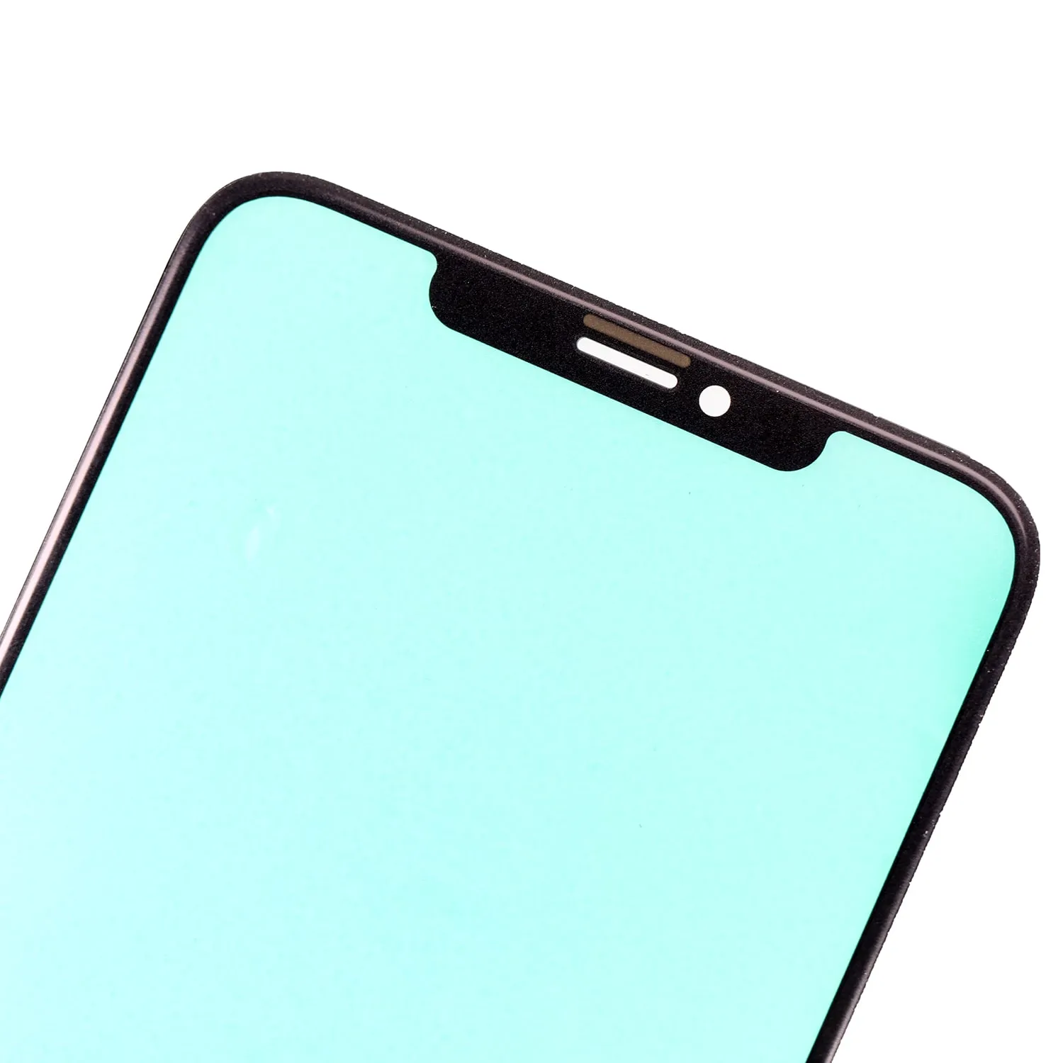 Lente de cristal frontal de repuesto para iPhone Xs Max - Negro - Imagen 5