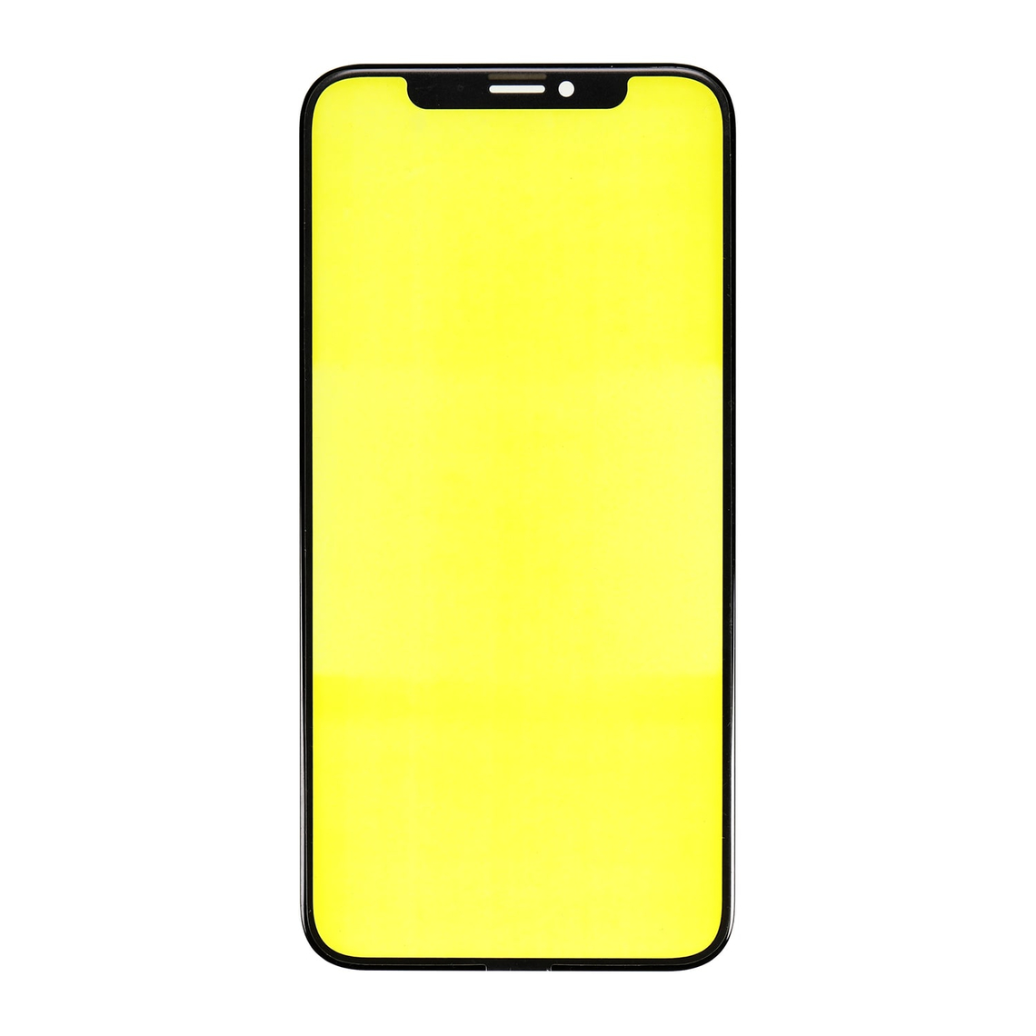 Lente de cristal frontal de repuesto para iPhone Xs - Negro