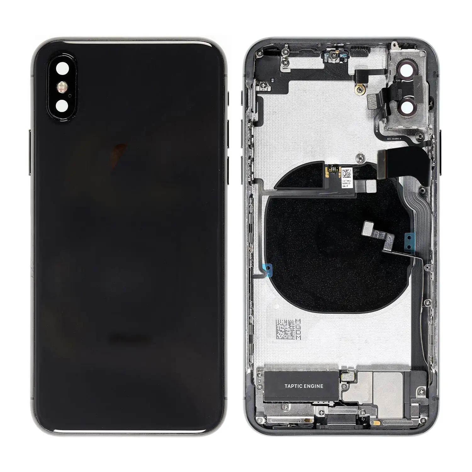 Repuesto completo para la tapa trasera del iPhone Xs - Gris espacial