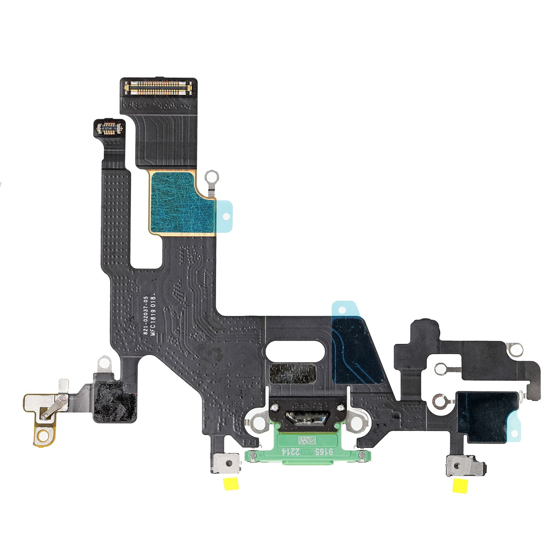 Cable flexible de carga USB de repuesto para iPhone 11 - Verde
