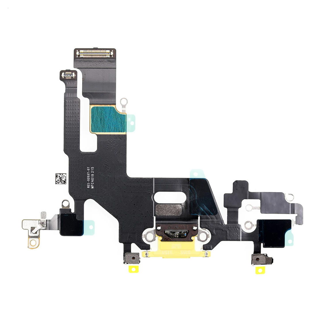 Cable flexible de carga USB de repuesto para iPhone 11 - Amarillo