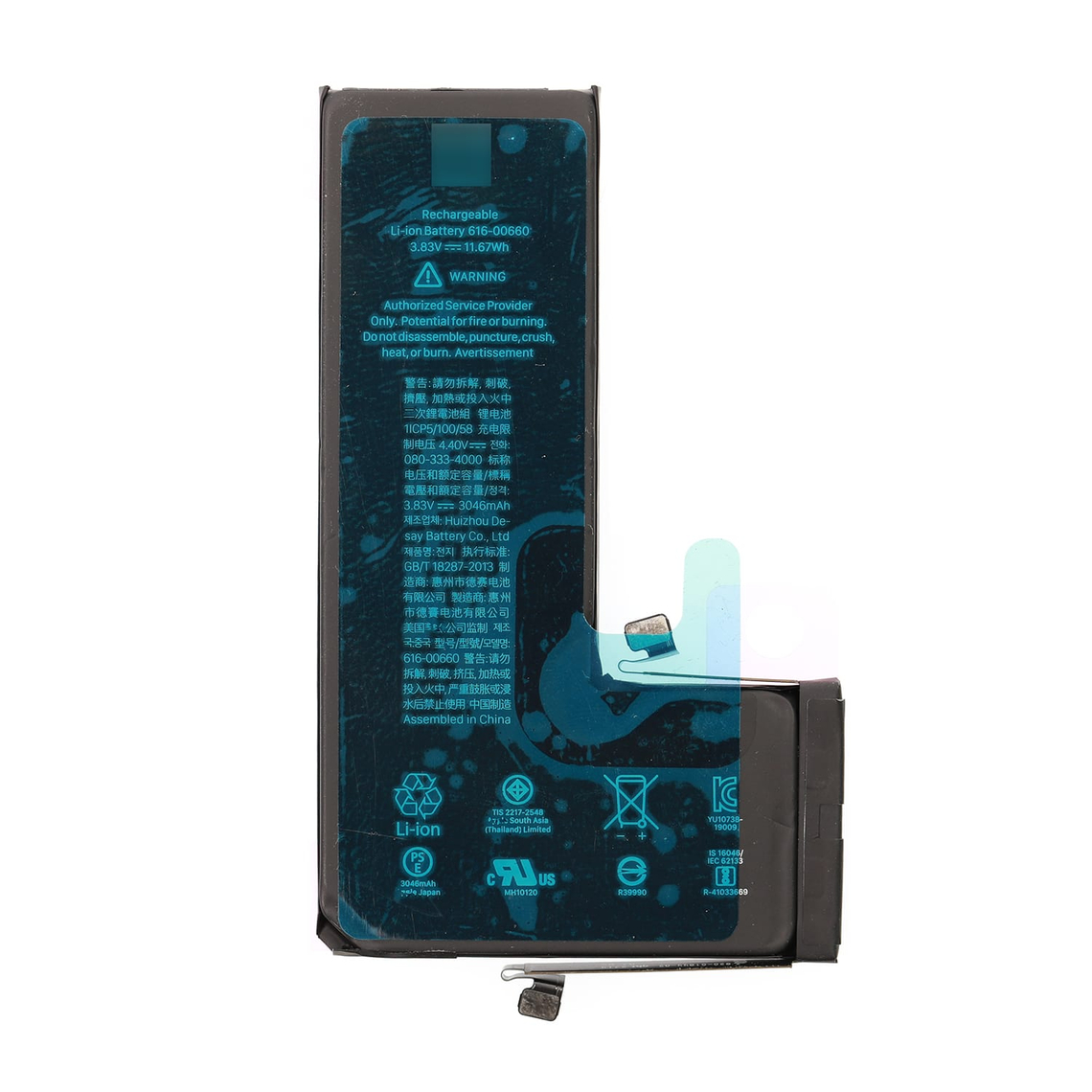 Batería de repuesto para iPhone 11 Pro de 3046 mAh