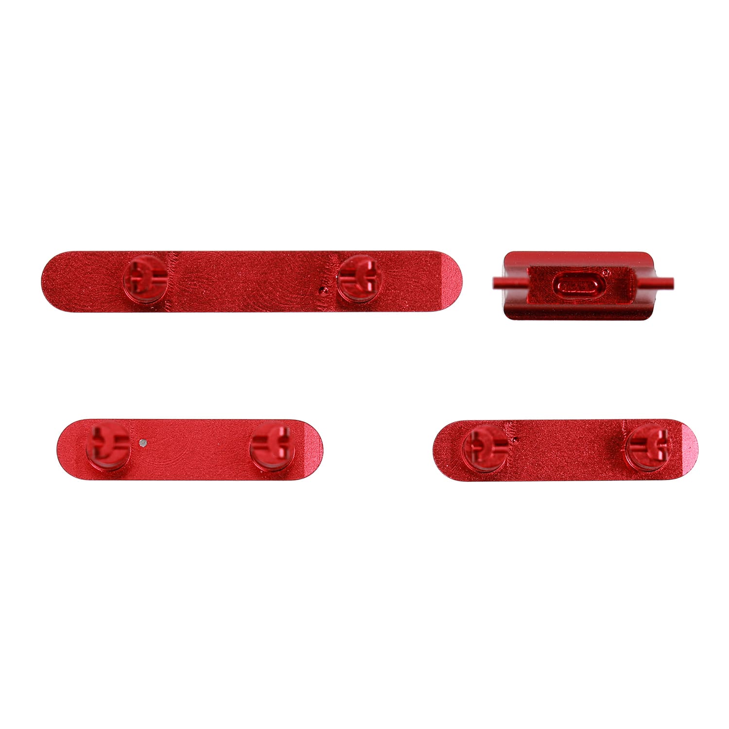 Juego de botones laterales de repuesto para iPhone 11 - Rojo - Imagen 2