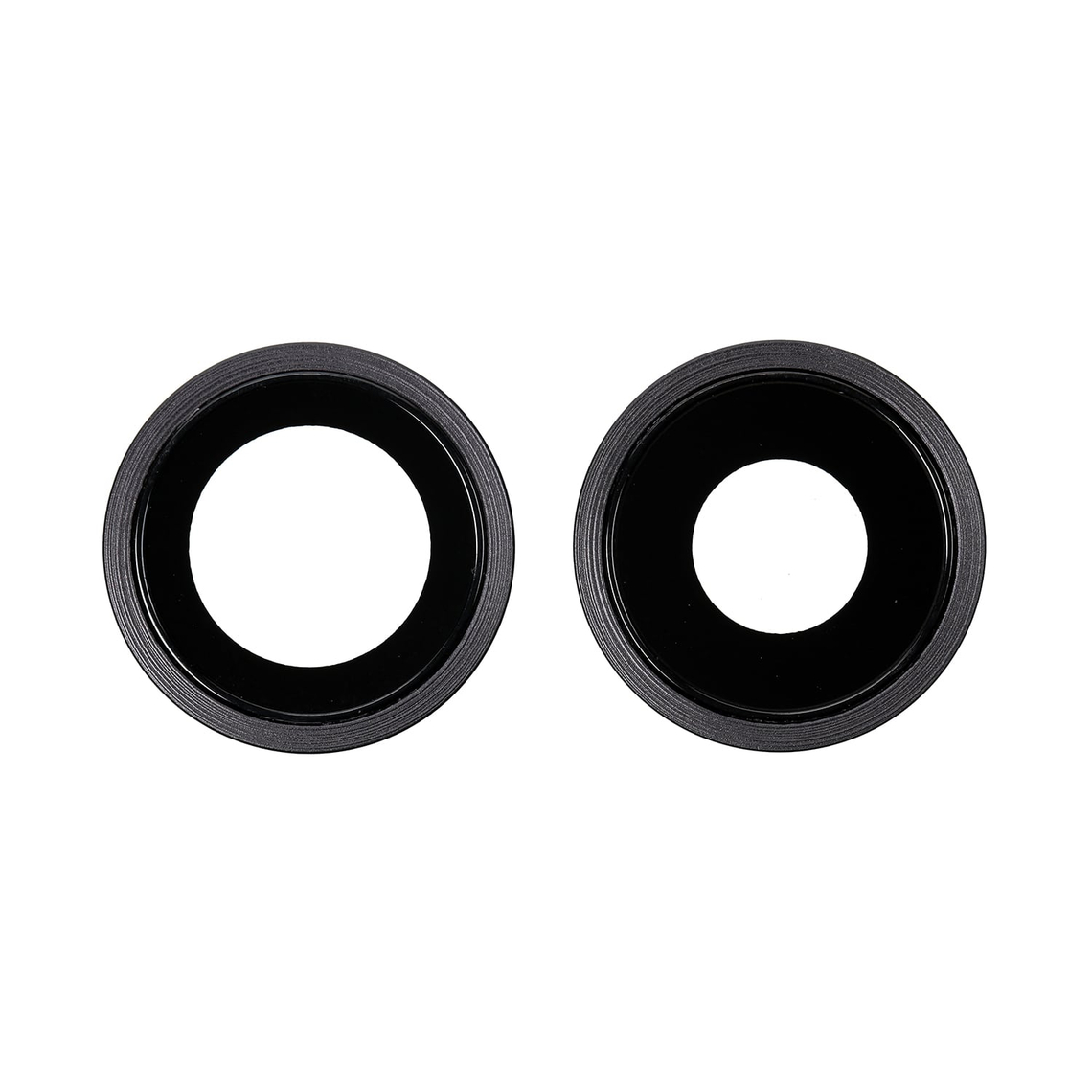 Soporte de repuesto para la cámara trasera del iPhone 11 con lente - Negro