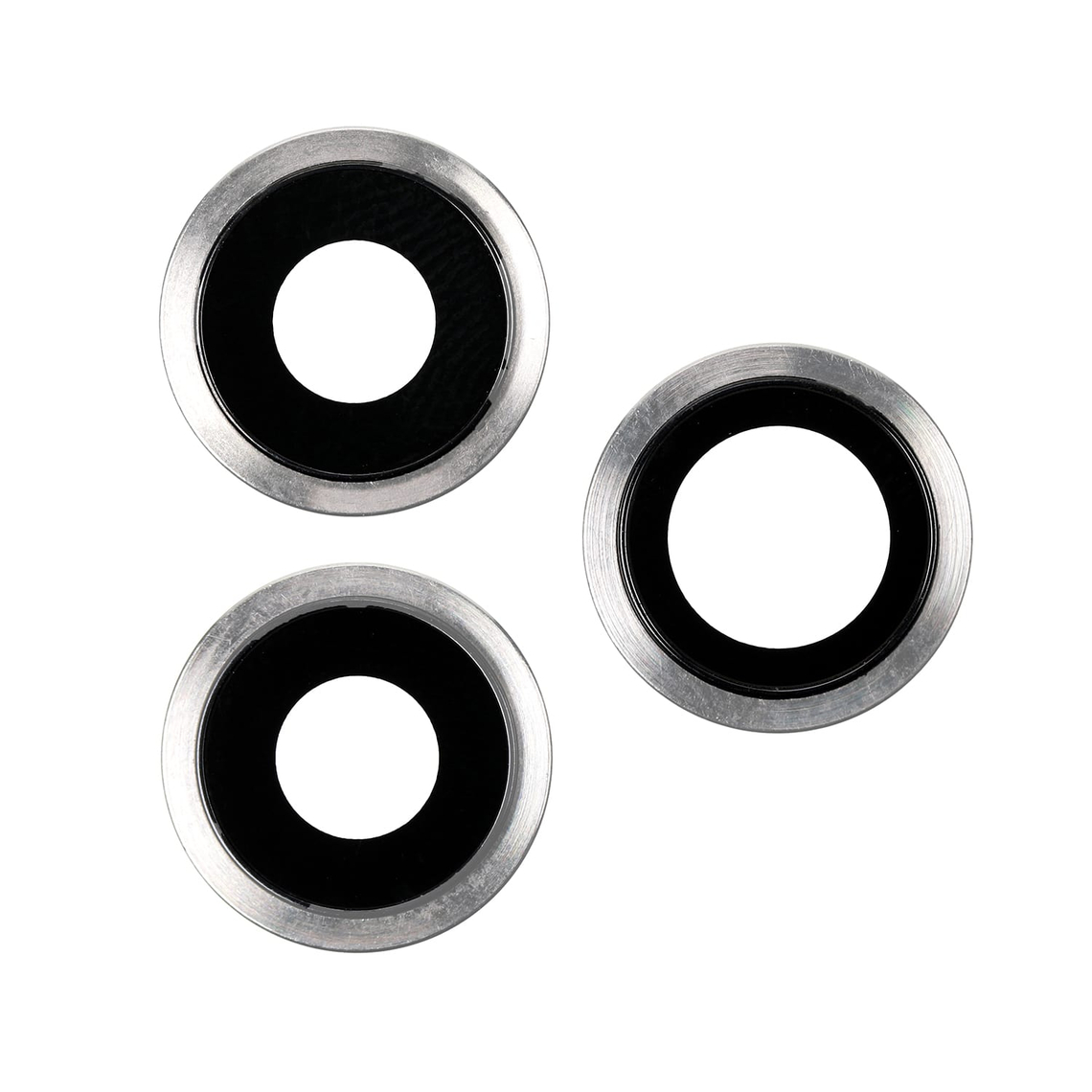 Soporte de repuesto para la cámara trasera del iPhone 11 Pro/Pro Max con lente - Plateado