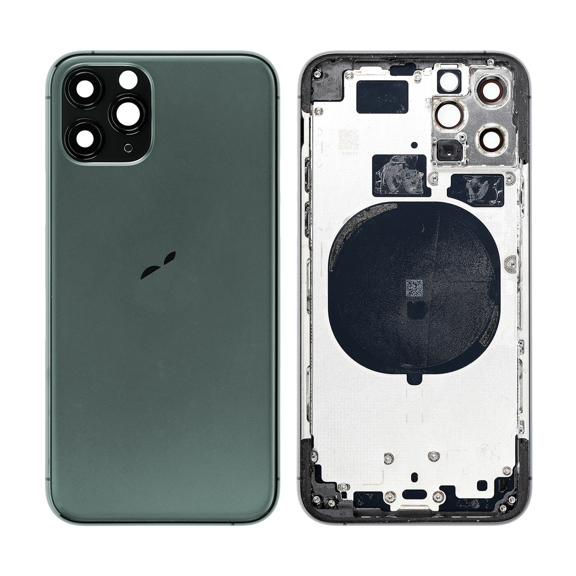 Carcasa trasera de repuesto con marco para iPhone 11 Pro - Verde medianoche