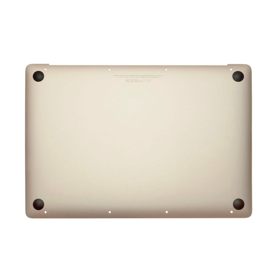 Carcasa inferior dorada para MacBook Retina de 12" A1534 (principios de 2016 - mediados de 2017)