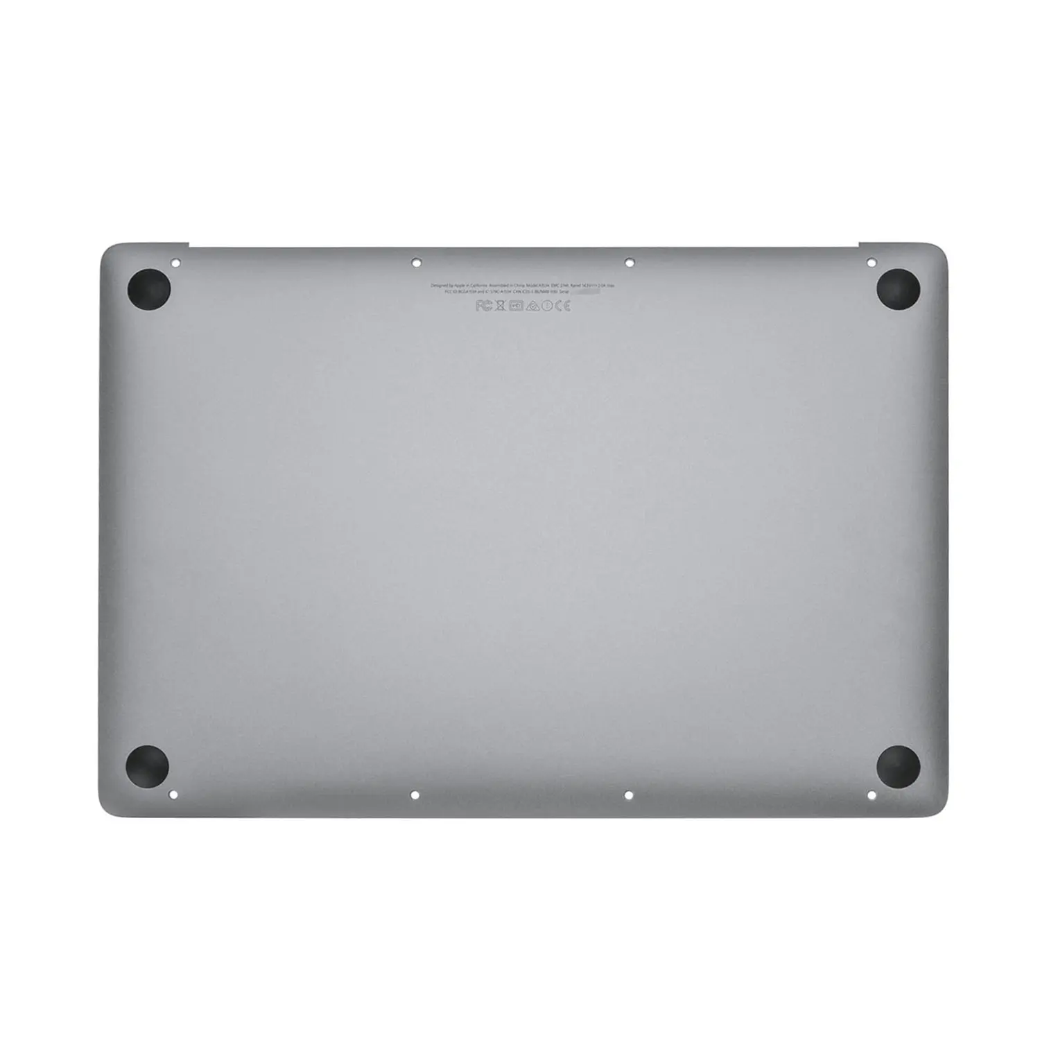 Carcasa inferior gris para MacBook Retina de 12" A1534 (principios de 2016 - mediados de 2017)