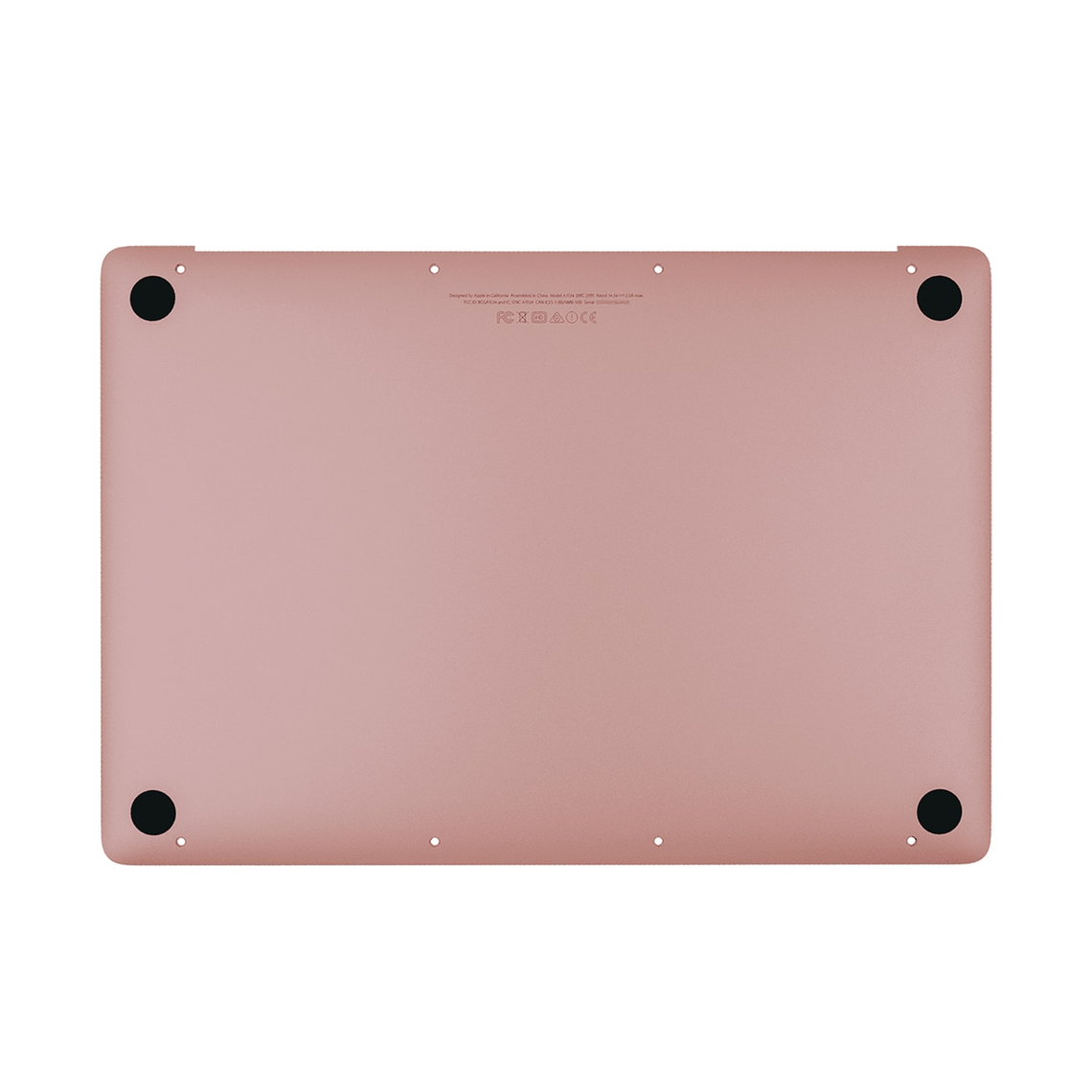 Carcasa inferior Rose para MacBook Retina de 12" A1534 (principios de 2015)