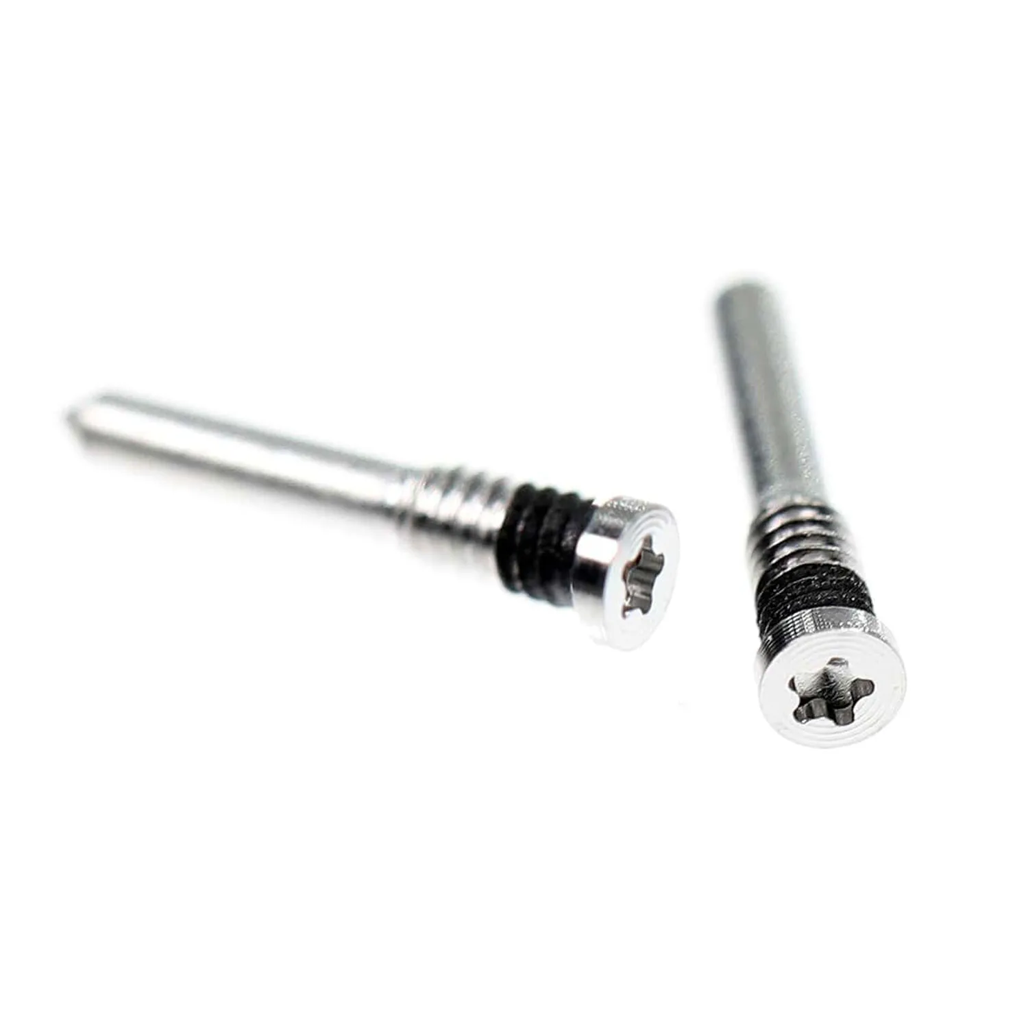 Tornillo inferior de repuesto para iPhone 11-14 Pro Max (juego de 2 unidades) - Plateado