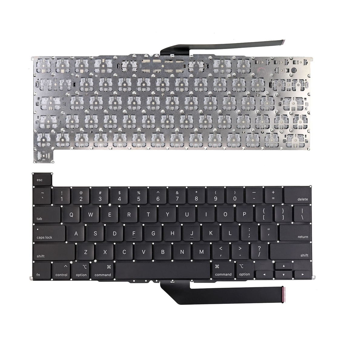 Teclado (inglés estadounidense) para MacBook Pro Touch de 16" A2141 (finales de 2019 - mediados de 2020)