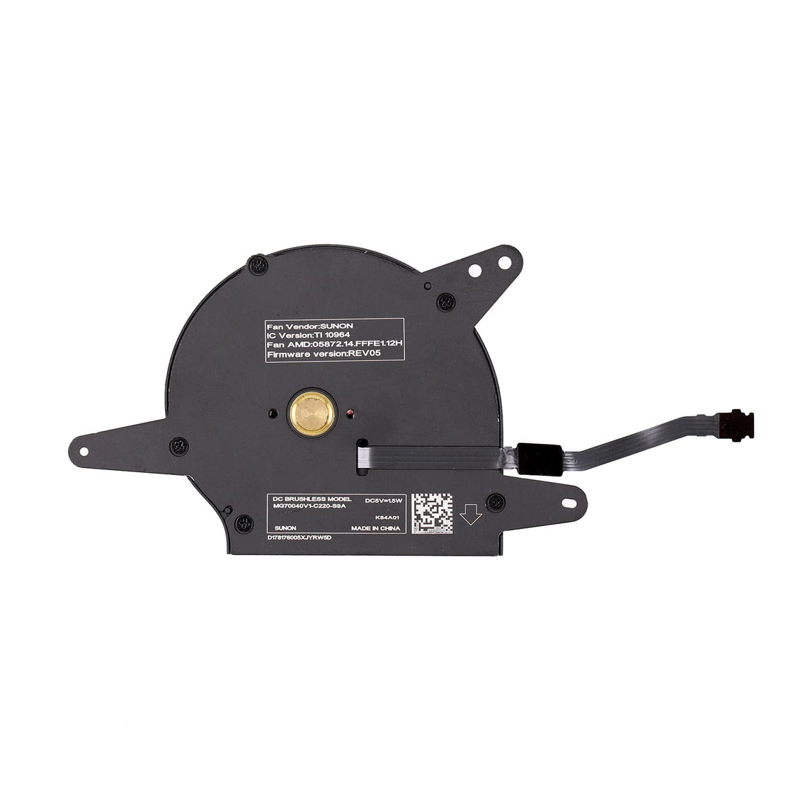 Ventilador de CPU para MacBook Air 13" Retina A2179/A1932/A2337 (finales de 2018, finales de 2020)