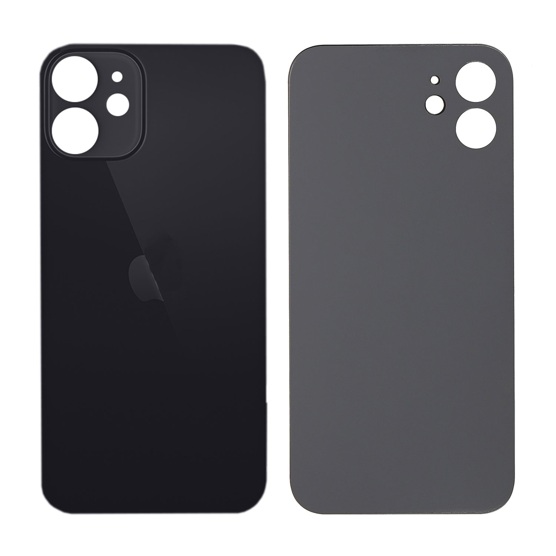 Tapa trasera de repuesto para iPhone 12 - Negra