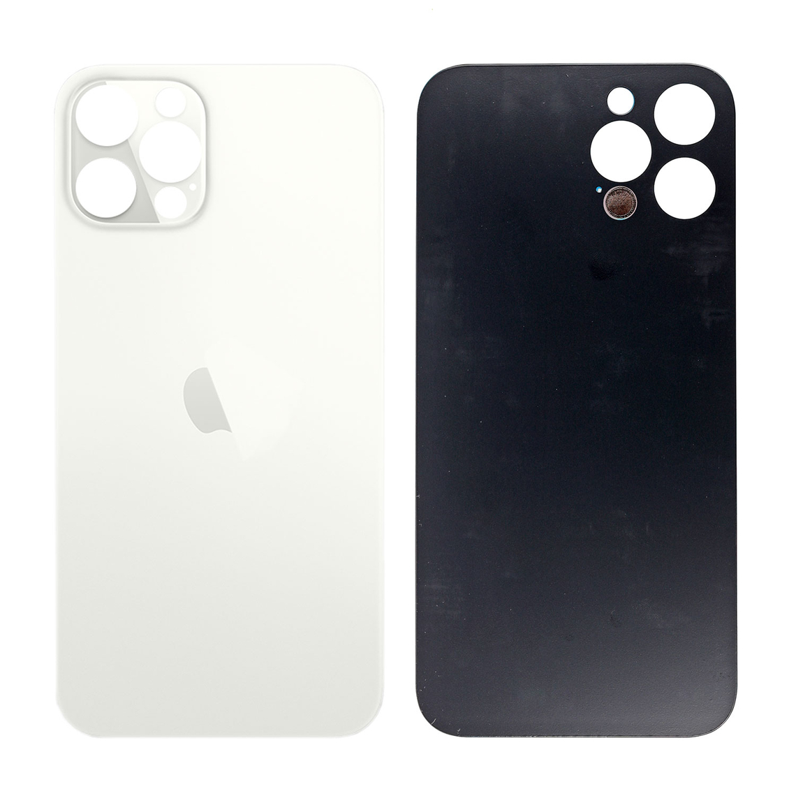 Tapa trasera de repuesto para iPhone 12 Pro - Plateada