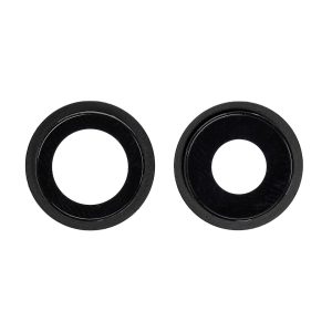 Soporte de repuesto para la cámara trasera del iPhone 12/12 Mini con lente - Negro