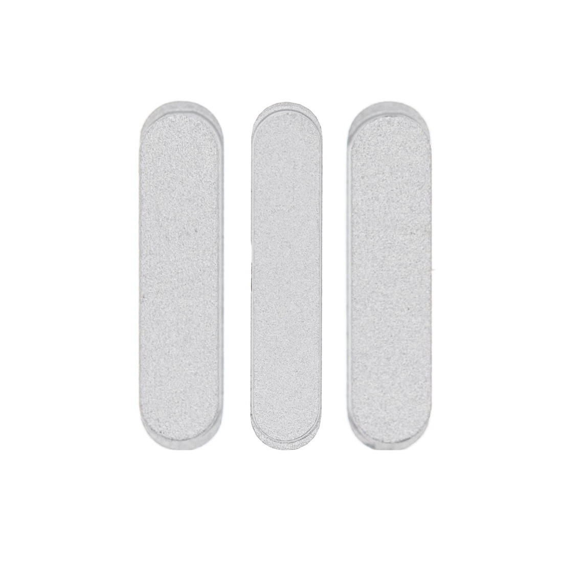 Juego de 3 botones laterales de repuesto para iPad Pro de 11" (1.ª generación) y 12,9" (3.ª generación) - Plateado