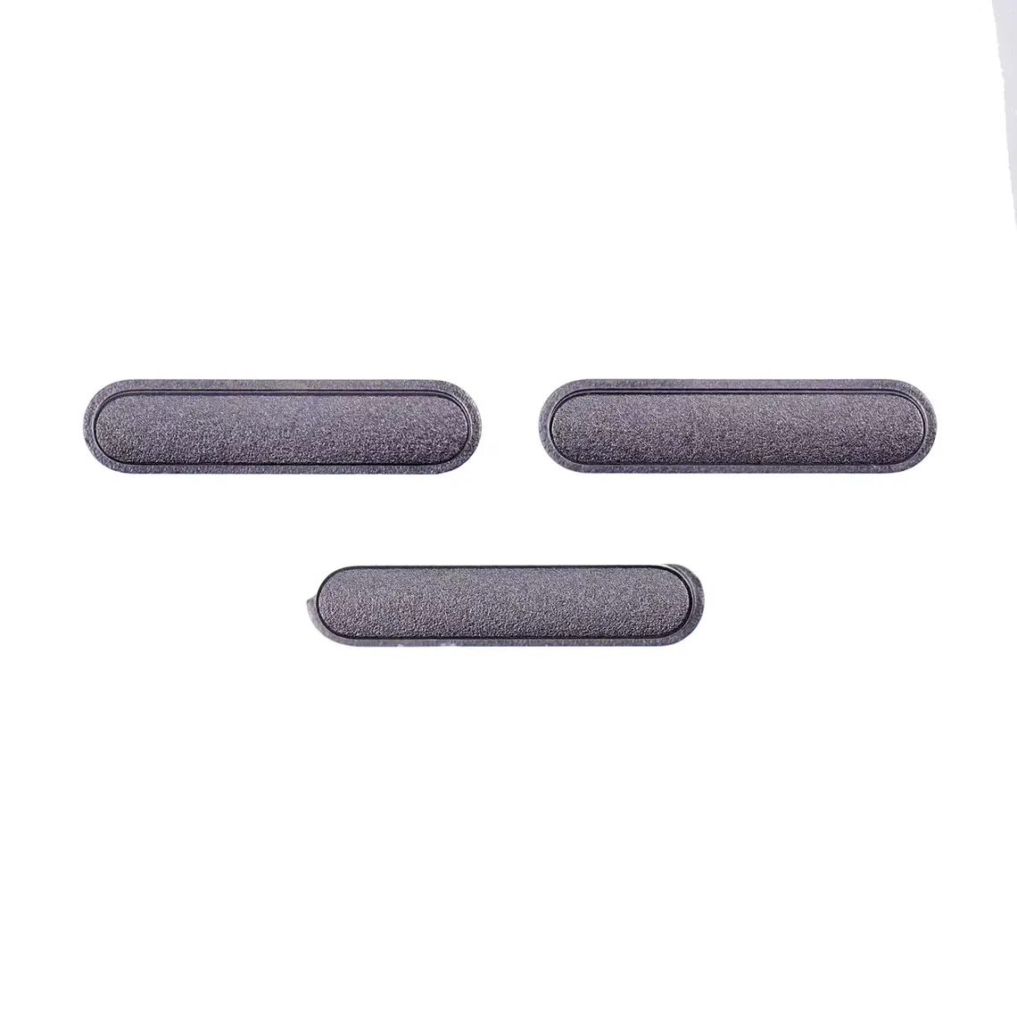 Juego de botones laterales de repuesto para iPad Mini 5 (3 piezas/juego) - Gris
