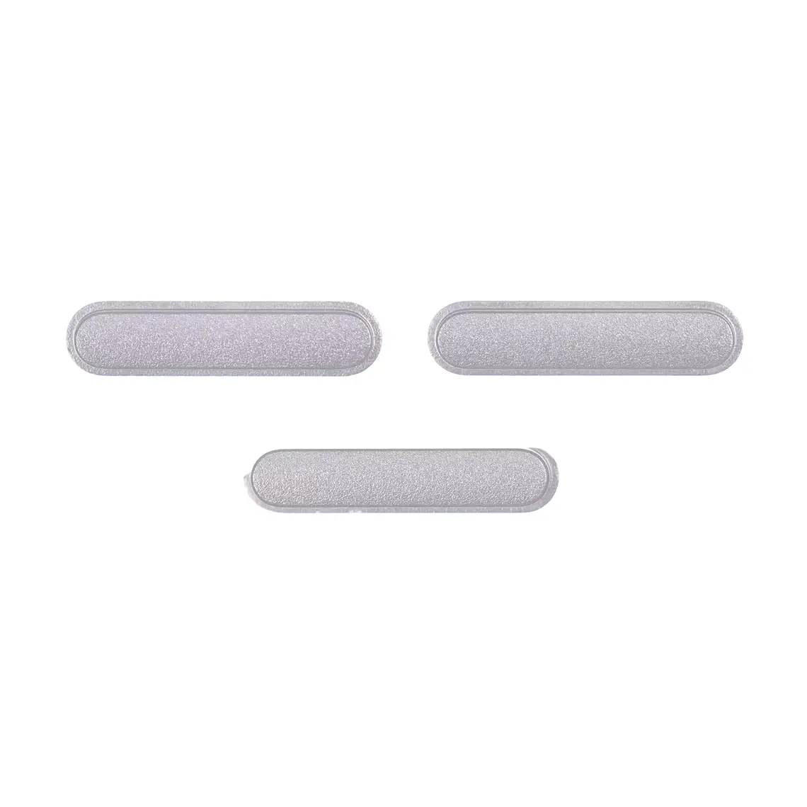 Juego de botones laterales de repuesto para iPad Mini 5 (3 piezas/juego) - Plateado