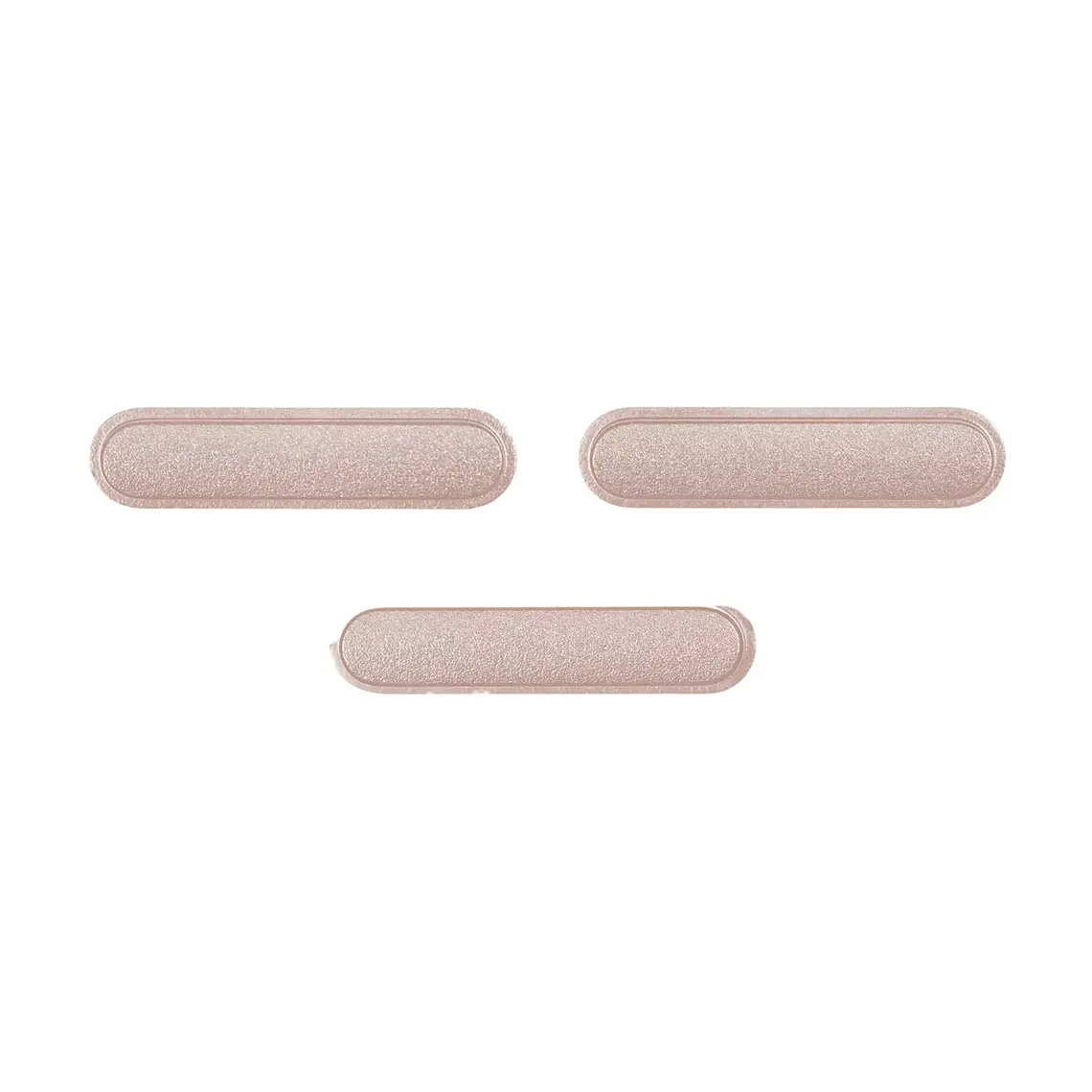 Juego de botones laterales de repuesto para iPad Mini 5 (3 piezas/juego) - Rosa